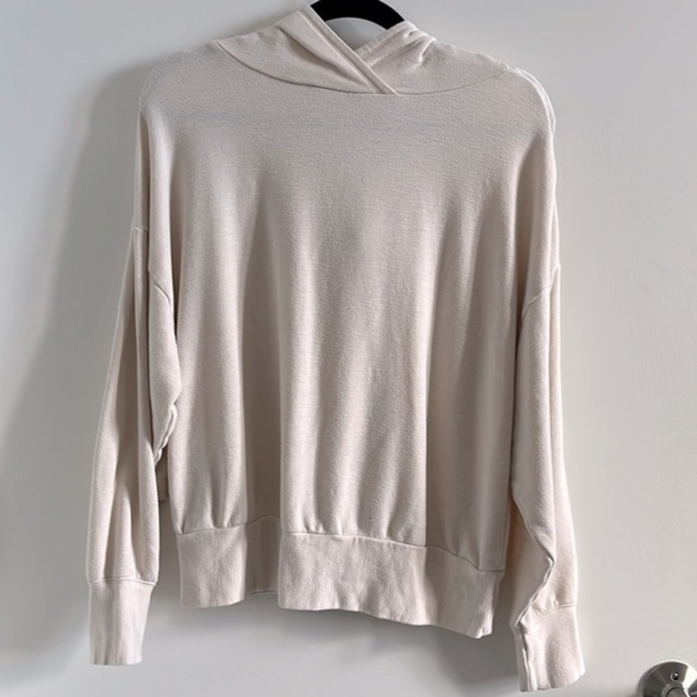 Fabletics Cream Hoodie (Size XS)